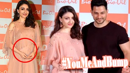 PREGNANT Soha Ali Khan FIRST Public Appearance Flaunting Baby Bump