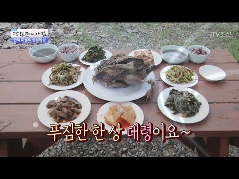 약초로 만들어진 힐링밥상!! [광화문의 아침] 480회 20170515