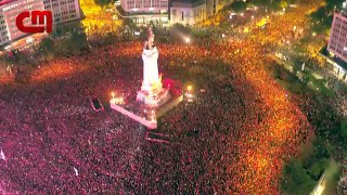 MAGENS CAPTADAS POR DRONE DA CMTV MOSTRAM GRANDEZA DA FESTA DO BENFICA