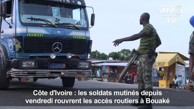 Côte d'Ivoire : les mutins ont ouvert le corridor de Bouaké