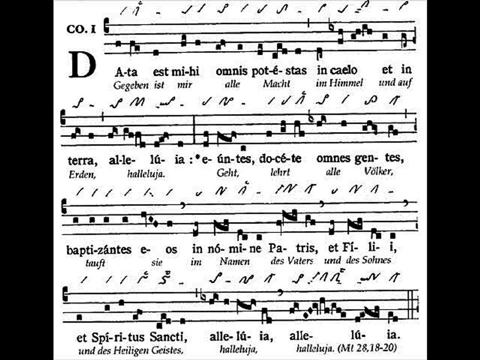 Communio Data est mihi, Ascensione Domini (Ascension)