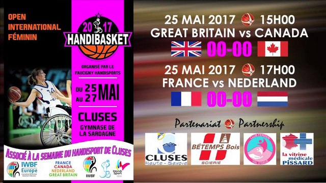 HANDIBASKET TOURNOI FÉMININ DE CLUSES