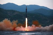 DPRK New Long-Range Strategic Ballistic Missile Hwasong-12 Test-Fire