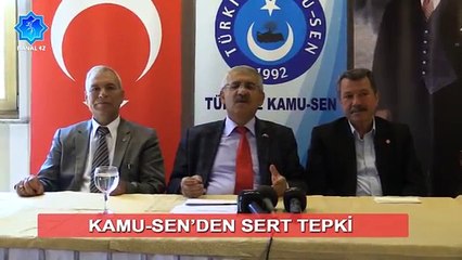 Kamu-Sen'den sert tepki Davutoğlu'nu yüz üstü bıraktılar || Kanal 42 Haber Merkezi