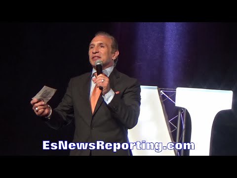 RAY MANCINI NEVADA BOXING HALL OF FAME SPEECH - EsNews Boxing