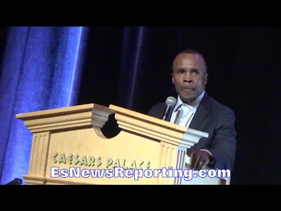 RAY LEONARD "IF THERE WAS NO MUHAMMAD ALI THERE WOULDN'T BE A SUGAR RAY LEONARD"