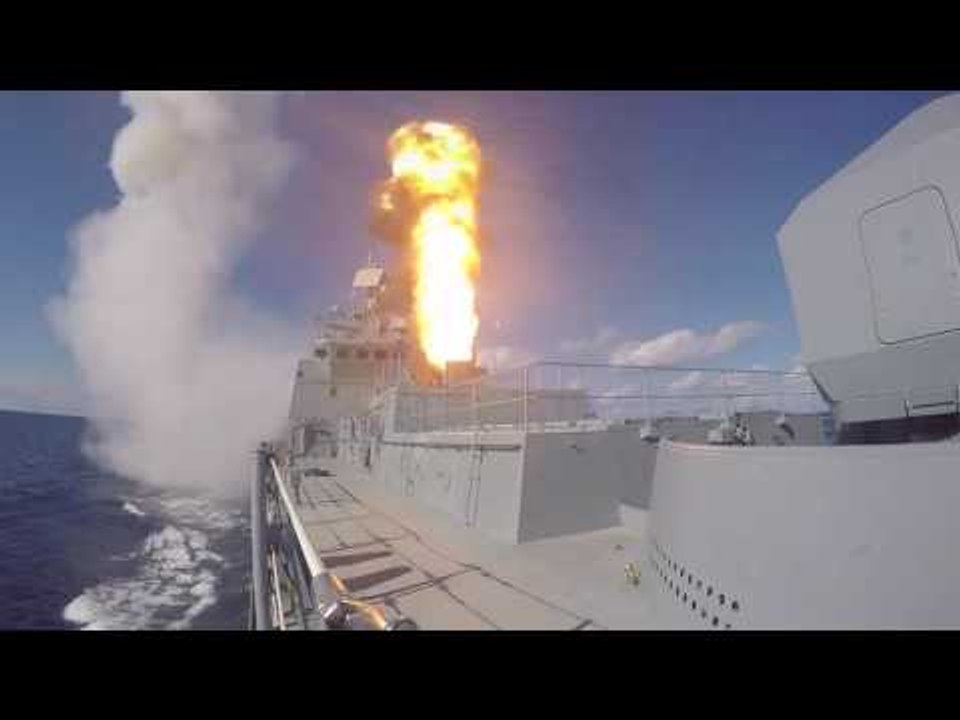 Terrorist positions hit with cruise missiles from Russian frigate ‘Admiral Grigorovich’ – MoD