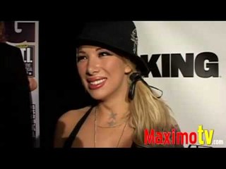 Daisy De La Hoya Interview at King Magazine's The Real Chill Town Arrivals