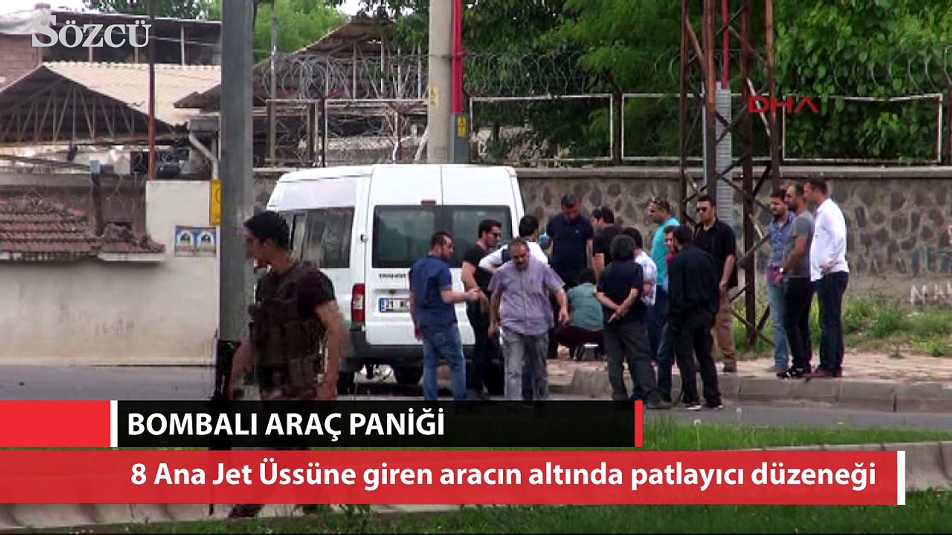 Diyarbakir 8 Ana Jet Us Komutanligi Onunde Bombali Arac Panigi Dailymotion Video