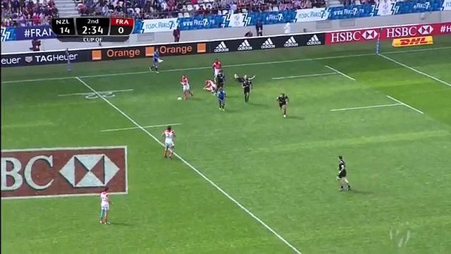 Le jaune de Virimi Vakatawa face à la Nouvelle-Zélande