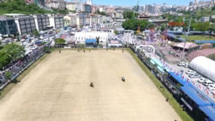 Kağıthane'de Atlı Cirit Yarışmaları Büyük Ilgi Gördü