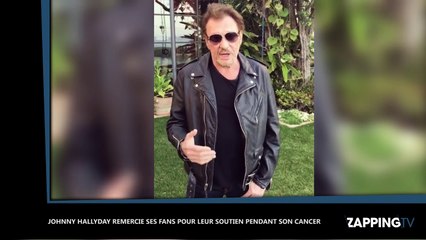 Johnny Hallyday cancer : Il remercie ses fans dans une émouvante vidéo sur Instagram
