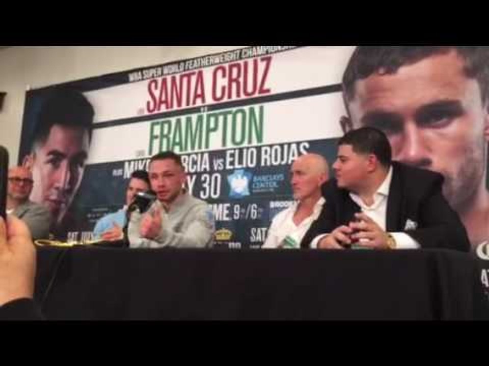 Carl Frampton post fight