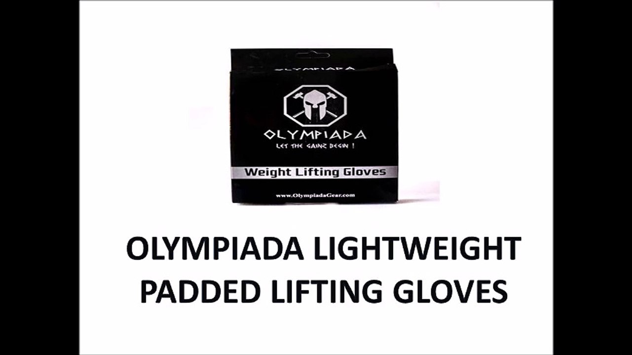 OLYMPIADA LIGHTWEIGHT PADDED LIFTING GLOVES