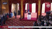 Emmanuel Macron rend hommage à ses prédécesseurs
