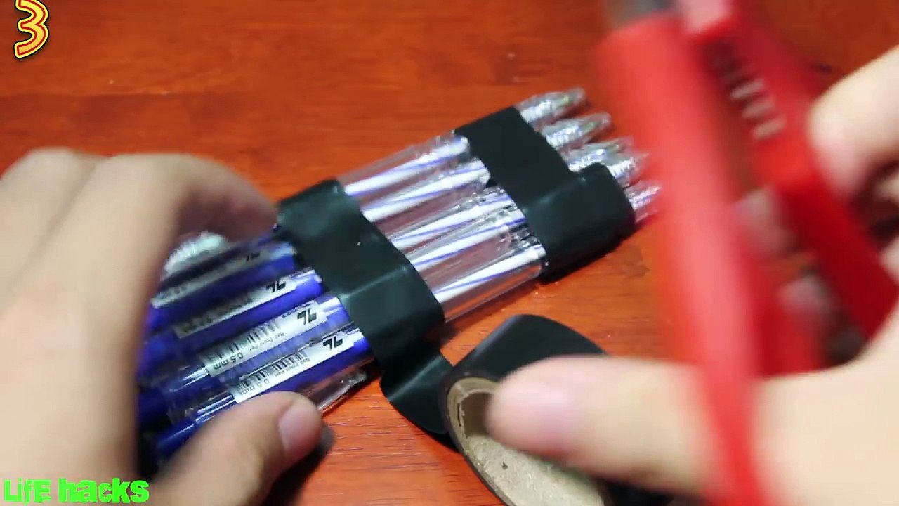 7 Best Life Hacks with PEN and PENCIL will change your life forever - Part 1