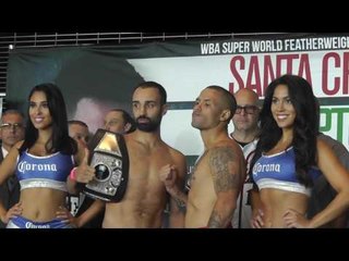 Paulie Malignaggi vs Gabriel Bracero Weight in/Faceoff
