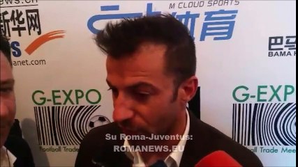 Del Piero a margine dell'evento Goal Expo