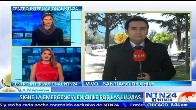 Dos muertos y miles de damnificados tras fuertes lluvias al norte de Chile