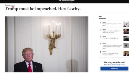 Harvard Constitutional Scholar Says Comey’s Firing is Grounds for Trump Impeachment