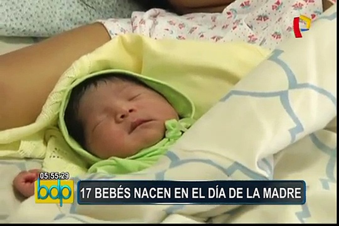 INMP: presentan a primeros bebés nacidos en el Día de la Madre