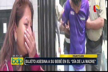 Huaycán: acusan a sujeto de asesinar a su bebé en el Día de la Madre