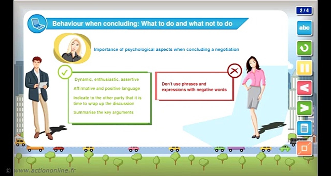 P20EN: The Art of Negotiation - M203: Knowing how to conclude negotiations