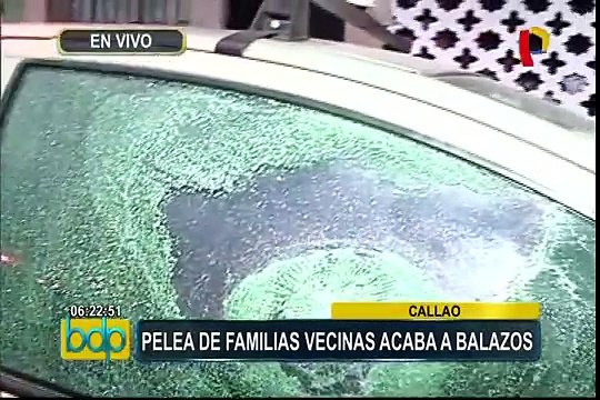 Callao: pelea entre familias vecinas acaba con un herido de bala