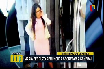 Ministerio de Defensa: María Ferruzo renunció al cargo de secretaria general
