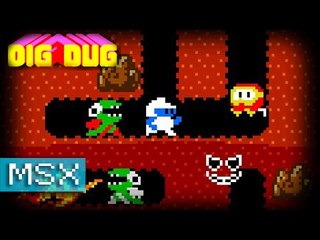 Dig Dug - MSX (1080p 60fps)