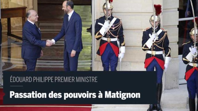 Passation des pouvoirs à Matignon