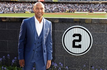 The New York Yankees retire Derek Jeter's No. 2