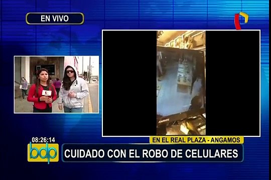 Alertan sobre modalidad de robo de celulares en centros comerciales