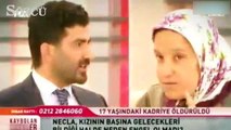 Kayıp Kadriye Gündeş'in annesi canlı yayında cinayeti itiraf etti