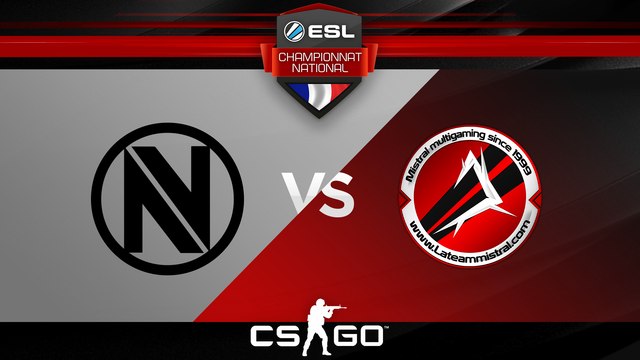 CS:GO - EnvyUs Academy vs Mistral - Cache - ESL Championnat National - Summer 2017 - Map 2