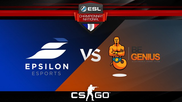 CS:GO - Epsilon vs BeGenius - Cache - ESL Championnat National - Summer 2017 - Map 1