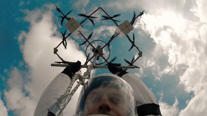 Watch Daredevil Complete World’s First Ever Drone Parachute Jump