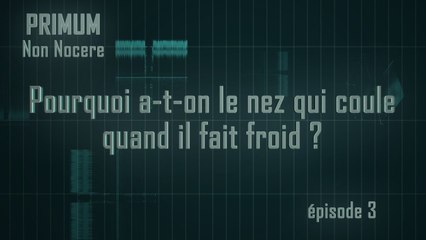 Pourquoi a-t-on le nez qui coule quand il fait froid?