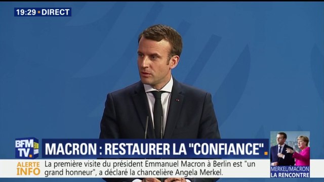 Emmanuel Macron ne parlera pas de politique française à l'étranger