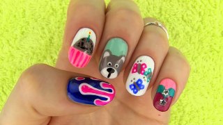 Nails Without Nail Art Tools! 5 Nail Art Designs!