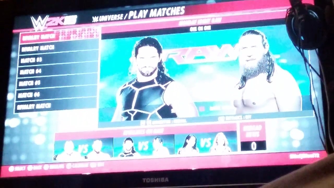 Seth rolling ex champion v Daniel Bryan