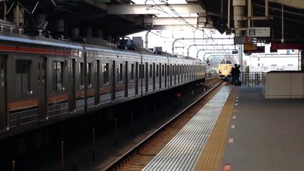 JR東日本583系N1+N2編成ニコニコ超会議号　越谷レイクタウン駅通過