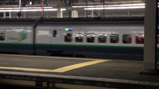 東北新幹線E3系L編成旧塗装+E2系なすの267号 那須塩原行 大宮駅発車