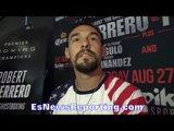 ROBERT GUERRERO EXPLAINS THE IMPORTANCE OF THE MANNY PACQUIAO FIGHT - EsNews Boxing