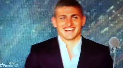 Grand moment de solitude pour Marco Verratti lors des trophées UNFP !
