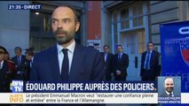 Édouard Philippe à la préfecture de police de Paris: 