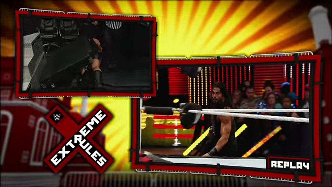 Roman Reigns vs. Big Show - Last Man Standing Match- Extreme Rules 2015 - YouTube