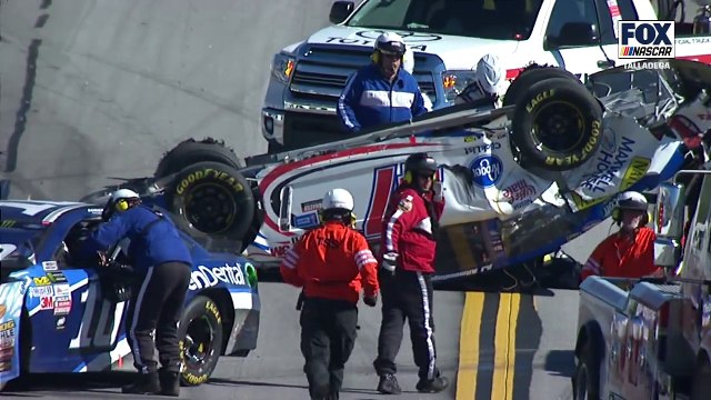 Nascar Monster Energy Talladega 2017 Big One Allmendinger Big Flip