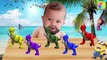 Bad Baby Crying and Learn Colors with Dinosaur Minions Best Learn Colours for Kids Finger Family