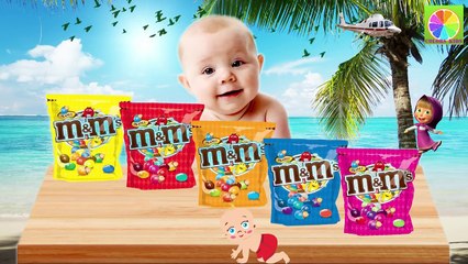 Bad Baby Crying And Learn Colors with Spiderman! Colorful M&M candy! Finger Family Song For Children